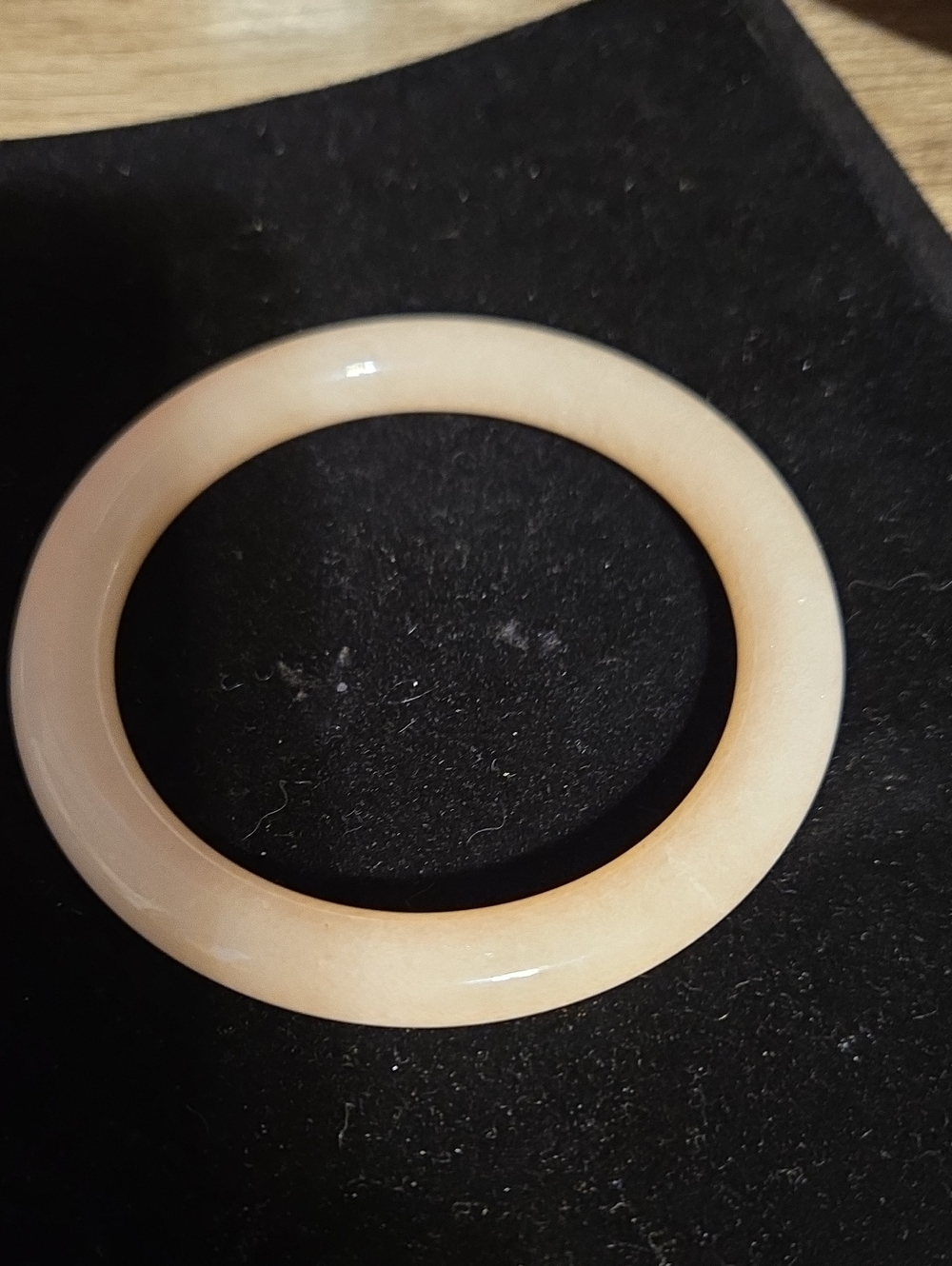 Genuine Pink Jadeite Bangle Bracelet 2.5" Inner Diameter 50.2g